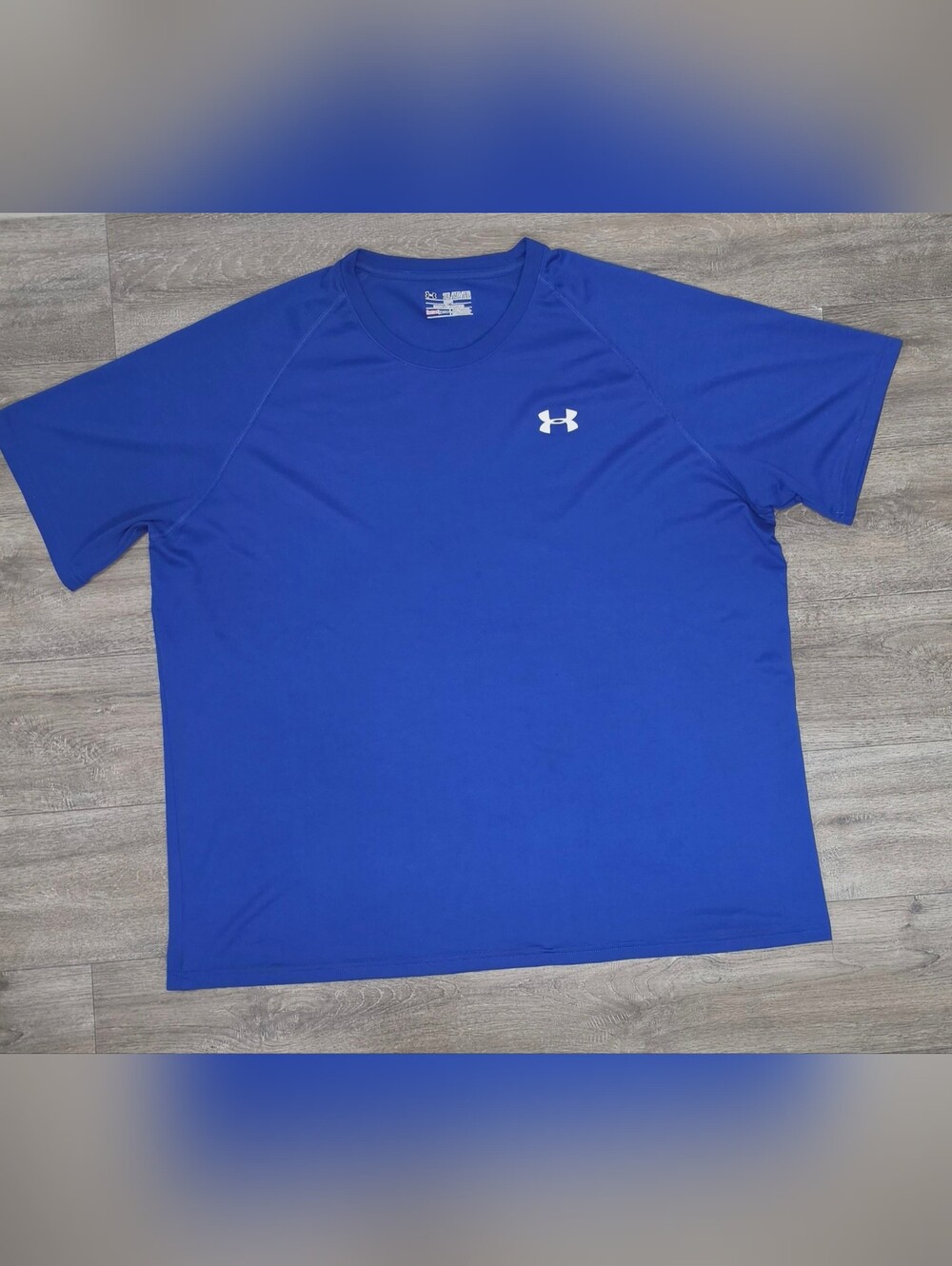 Under Armour Royal Blue Short-Sleeve Top-Size 2XL